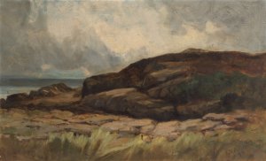 Untitled by Edward Mitchell Bannister Oil Painting