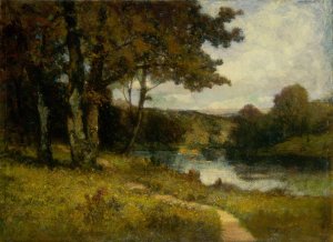 Untitled by Edward Mitchell Bannister Oil Painting