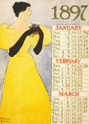 1897 January, February, March by Edward Penfield Oil Painting
