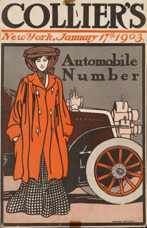 Collier's automobile number by Edward Penfield Oil Painting