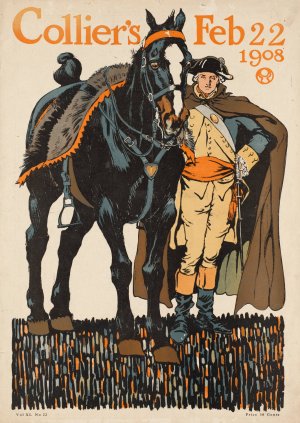 Collier's Feb 22 1908 by Edward Penfield Oil Painting