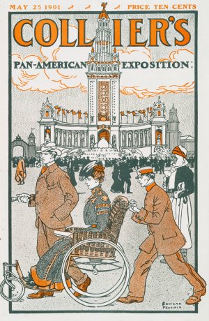 Collier's, Pan-American Exposition by Edward Penfield Oil Painting