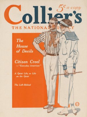 Collier's, The national. The house of devils by Edward Penfield Oil Painting