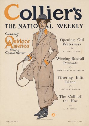 Collier's, The National Weekly, Containing Outdoor America by Edward Penfield Oil Painting