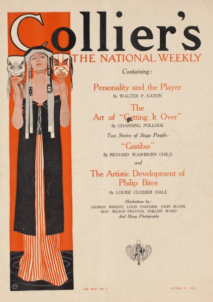 Collier's, The National Weekly  by Edward Penfield - Hand-Painted Oil Painting Reproduction