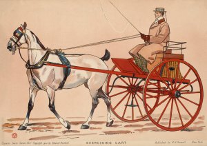 Exercising cart by Edward Penfield Oil Painting
