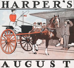 Harper's August by Edward Penfield Oil Painting