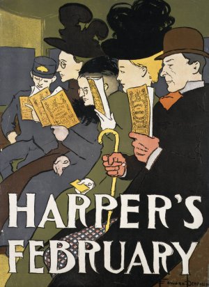 Harper's February by Edward Penfield Oil Painting