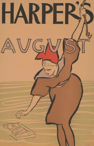 Harper's (for) August Oil painting by Edward Penfield