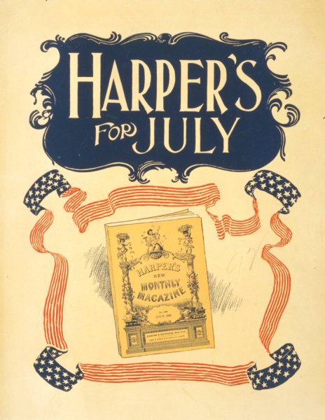 Harper's for July  by Edward Penfield - Hand-Painted Oil Painting Reproduction