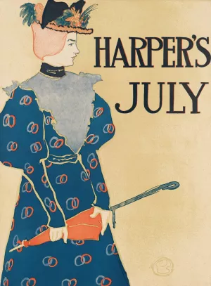 Harper's July by Edward Penfield Oil Painting