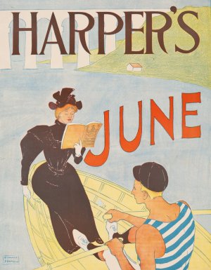 Harper's June by Edward Penfield Oil Painting