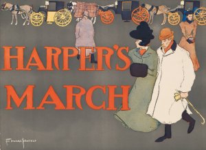 Harper's March by Edward Penfield Oil Painting