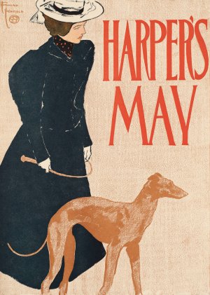 Harper's May by Edward Penfield Oil Painting