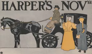 Harper's Nov'B'R by Edward Penfield Oil Painting