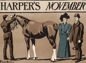 Harper's November by Edward Penfield Oil Painting