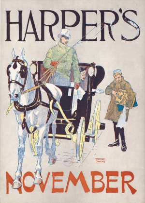 Harper's November by Edward Penfield Oil Painting