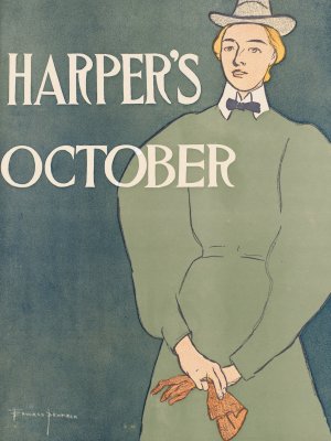 Harper's October by Edward Penfield Oil Painting