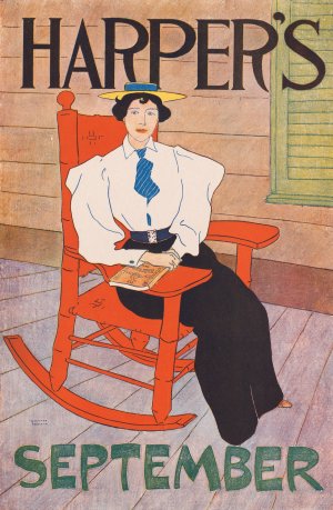 Harper's September by Edward Penfield Oil Painting