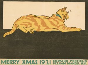 Merry Xmas, 1921 by Edward Penfield Oil Painting
