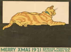 Merry Xmas, 1921 by Edward Penfield Oil Painting