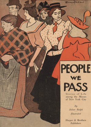 People we pass by Edward Penfield Oil Painting