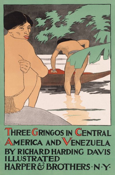 Three gringos in Central America and Venezuela by Richard Harding Davis  by Edward Penfield - Hand-Painted Oil Painting Reproduction