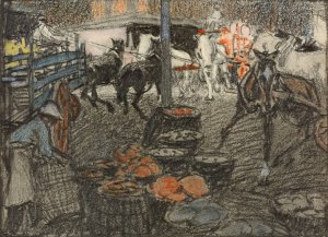 Untitled by Edward Penfield Oil Painting