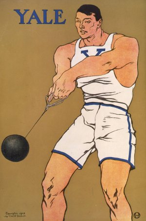 Yale by Edward Penfield Oil Painting