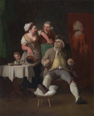 The Profligate Punished by Neglect by Edward Penny Oil Painting