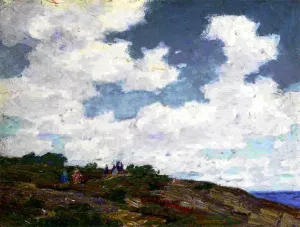 A Summer Day by Edward Potthast - Oil Painting Reproduction