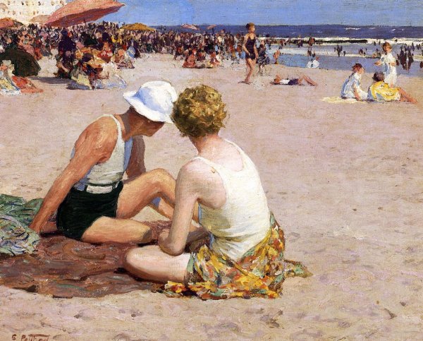 Main Product Photo of A Summer Vacation Painting by Edward Potthast