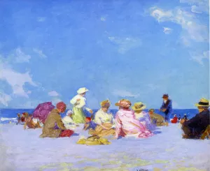 Afternoon Fun by Edward Potthast Oil Painting