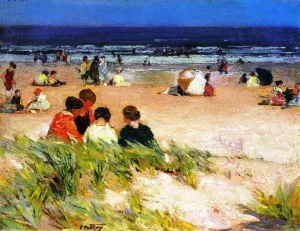 By the Shore by Edward Potthast Oil Painting