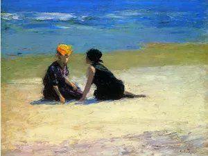 Confidences by Edward Potthast Oil Painting