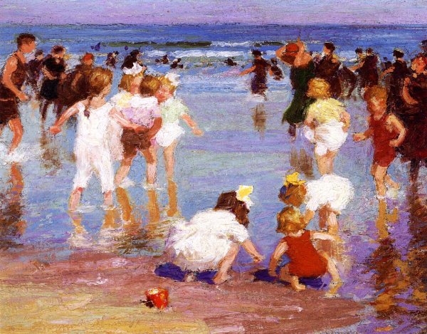Main Product Photo of Happy Days Painting by Edward Potthast