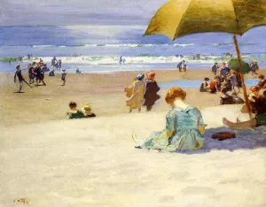 Hourtide painting by Edward Potthast
