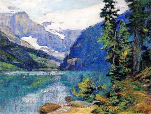 Lake Louise by Edward Potthast Oil Painting