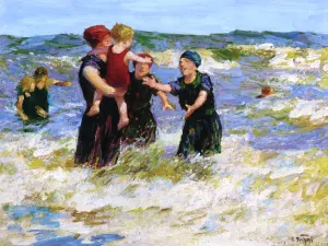 Making Friends by Edward Potthast Oil Painting