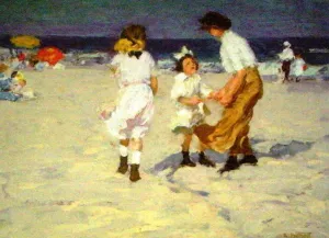 Ocean Breezes by Edward Potthast Oil Painting