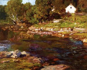 Souvenir of Canada by Edward Potthast Oil Painting