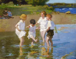 Summer Joys by Edward Potthast - Oil Painting Reproduction