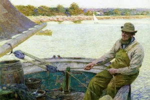 Summer, New England painting by Edward Potthast