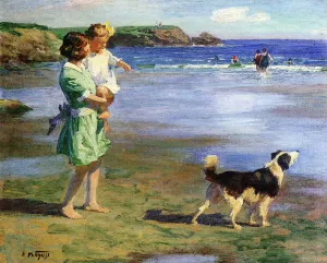 Summer Pleasures Oil Painting by Edward Potthast - Bestsellers