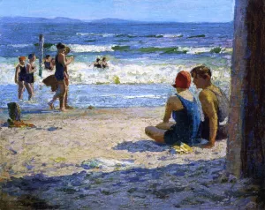 Sun and Shade by Edward Potthast - Oil Painting Reproduction