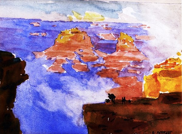 Main Product Photo of The Grand Canyon Painting by Edward Potthast