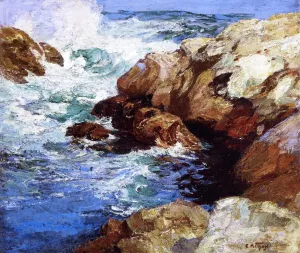 The Maine Coast II by Edward Potthast Oil Painting