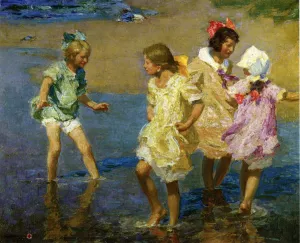 Water Lillies painting by Edward Potthast