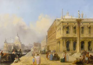 The Grand Canal by Edward Pritchett Oil Painting