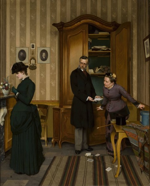 Main Product Photo of First love letter  Painting by Edward Quitton